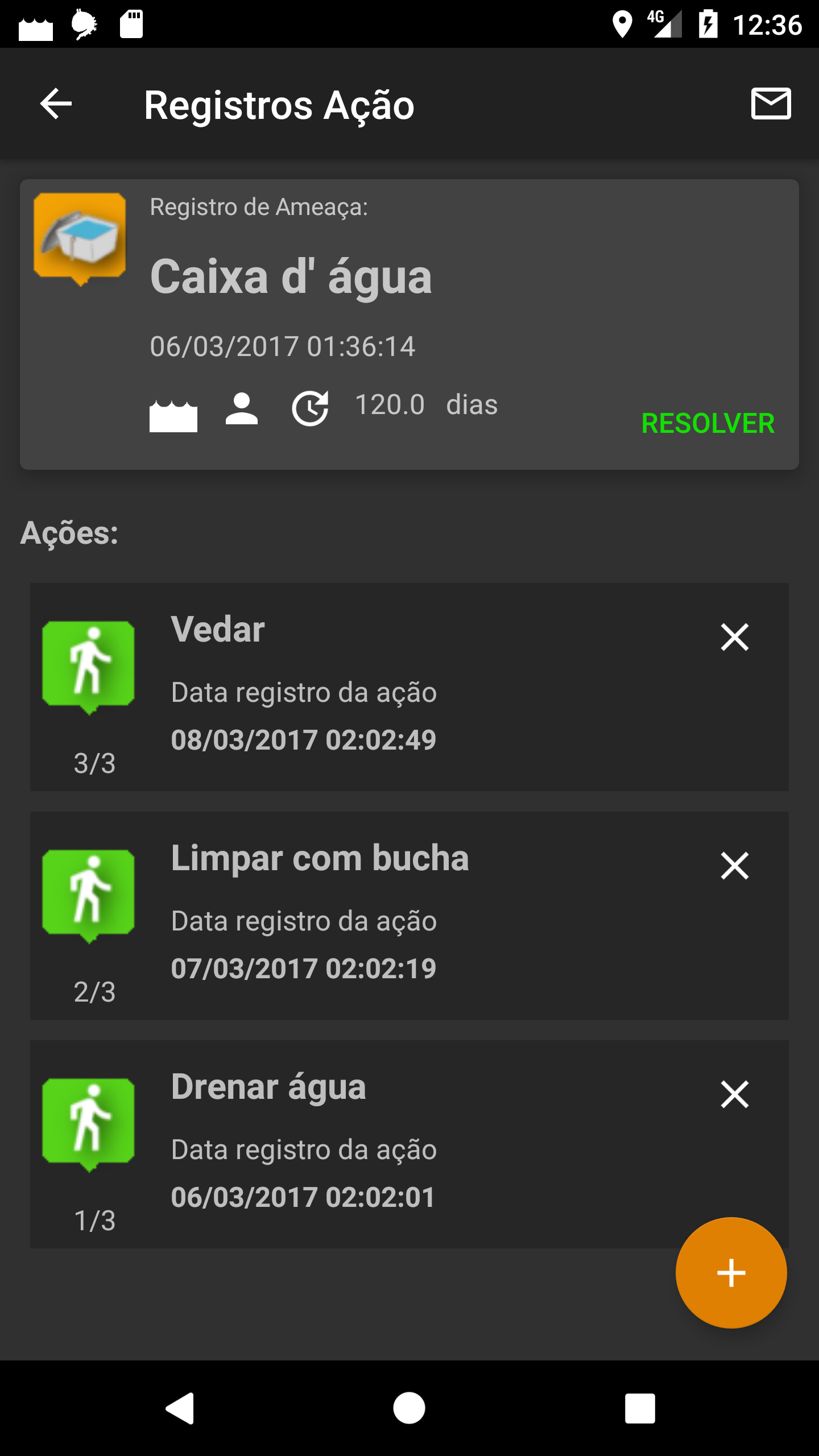Tela de Camadas